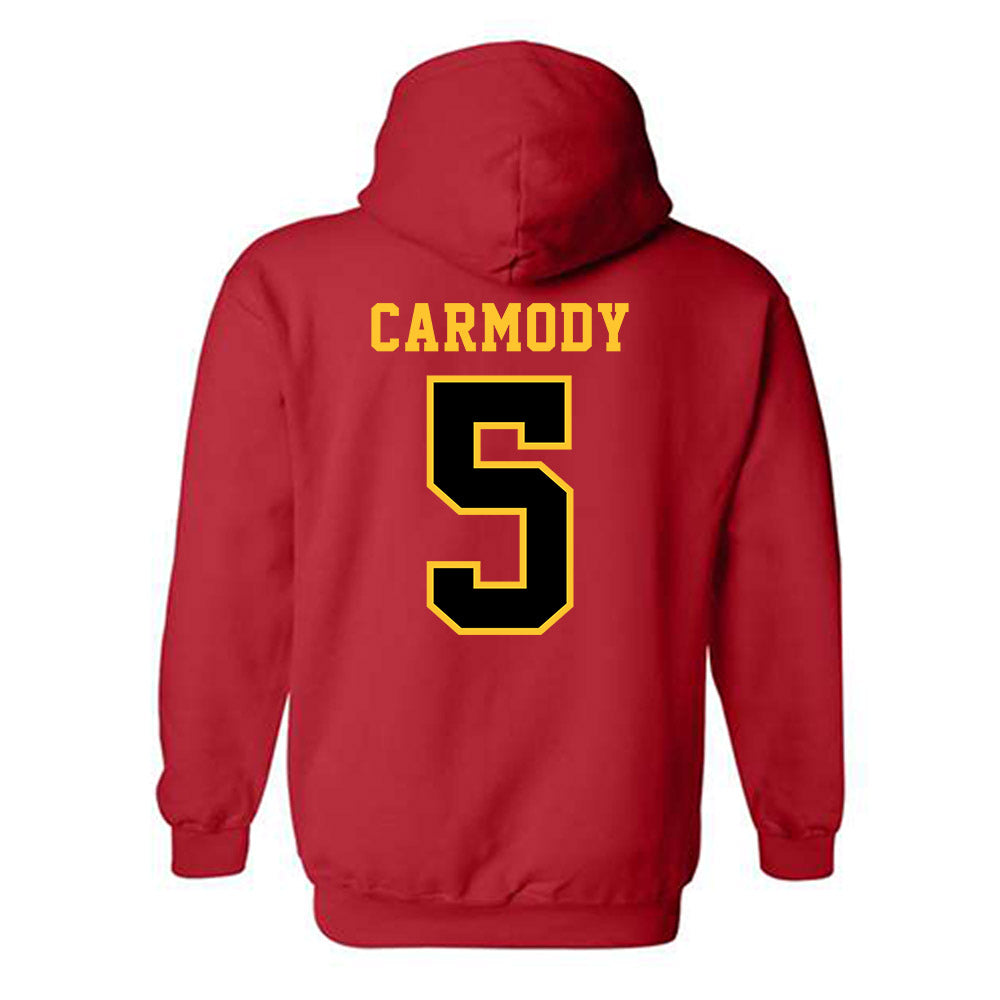 Ferris State - NCAA Women's Soccer : Reese Carmody - Replica Shersey Hooded Sweatshirt-1