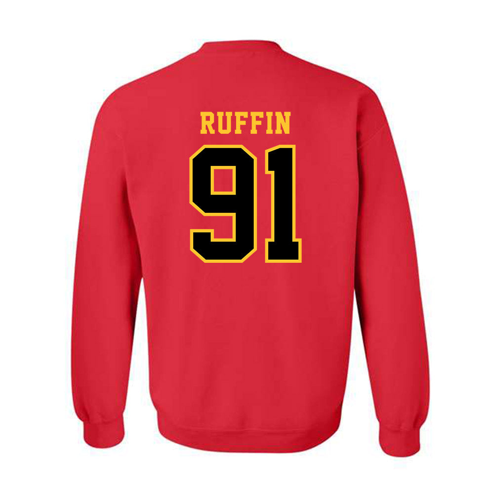 Ferris State - NCAA Football : J-vonne Ruffin - Replica Shersey Crewneck Sweatshirt-1