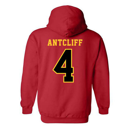Ferris State - NCAA Softball : Paige Antcliff - Replica Shersey Hooded Sweatshirt-1