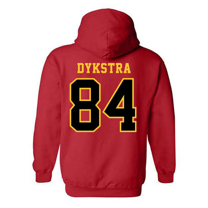 Ferris State - NCAA Football : Mason Dykstra - Replica Shersey Hooded Sweatshirt-1