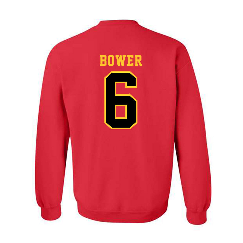 Ferris State - NCAA Football : Tarick Bower - Replica Shersey Crewneck Sweatshirt-1