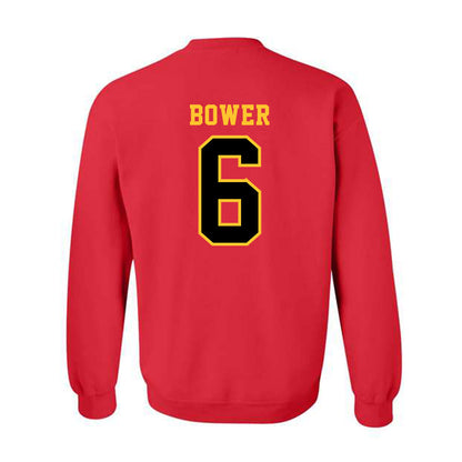 Ferris State - NCAA Football : Tarick Bower - Replica Shersey Crewneck Sweatshirt-1