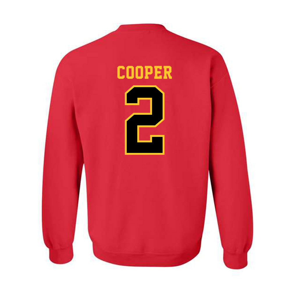 Ferris State - NCAA Men's Basketball : Jaylin Cooper - Replica Shersey Crewneck Sweatshirt-1