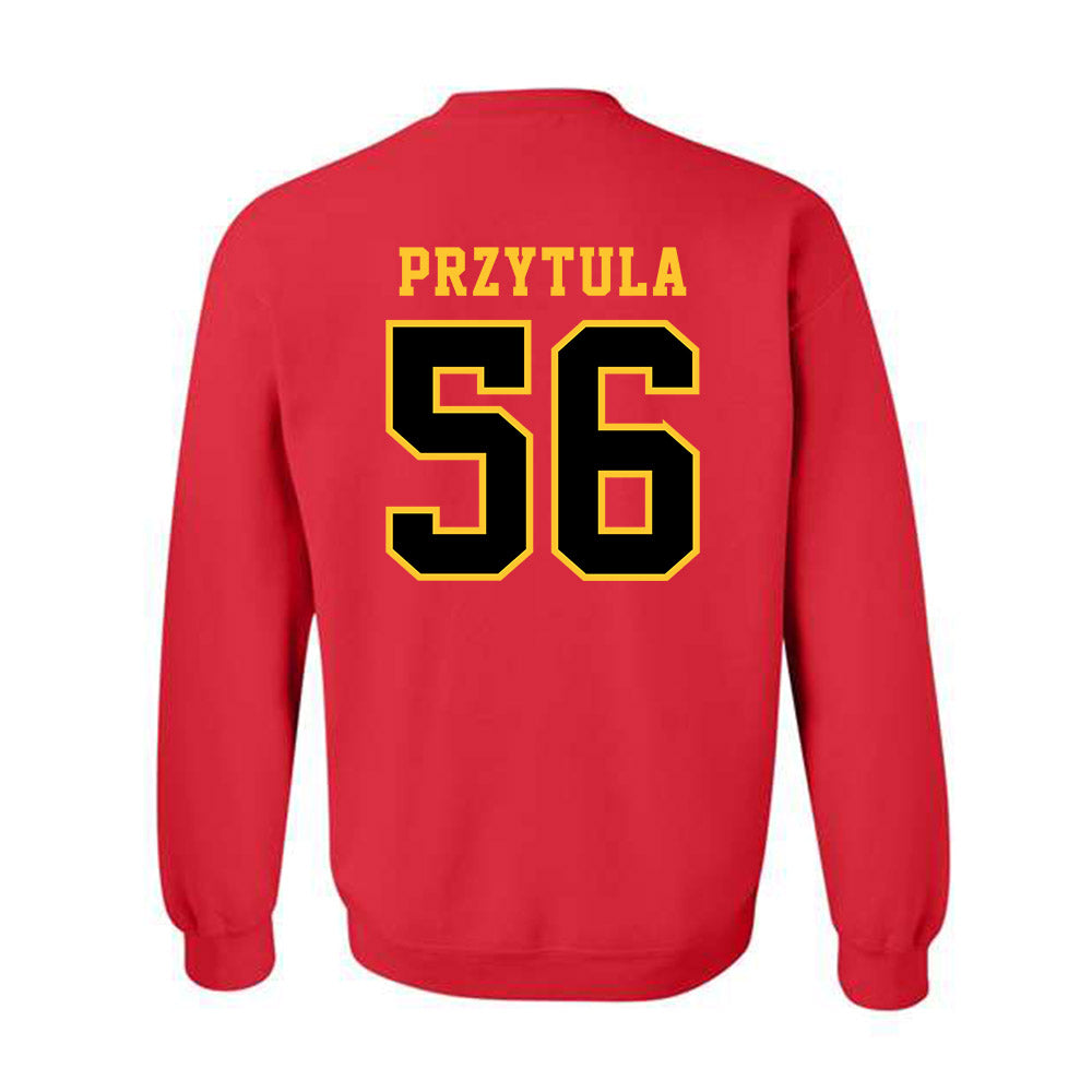 Ferris State - NCAA Football : Ben Przytula - Replica Shersey Crewneck Sweatshirt-1