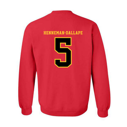 Ferris State - NCAA Women's Volleyball : Olivia Henneman-Dallape - Replica Shersey Crewneck Sweatshirt-1