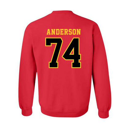 Ferris State - NCAA Football : Bobby Anderson - Replica Shersey Crewneck Sweatshirt-1