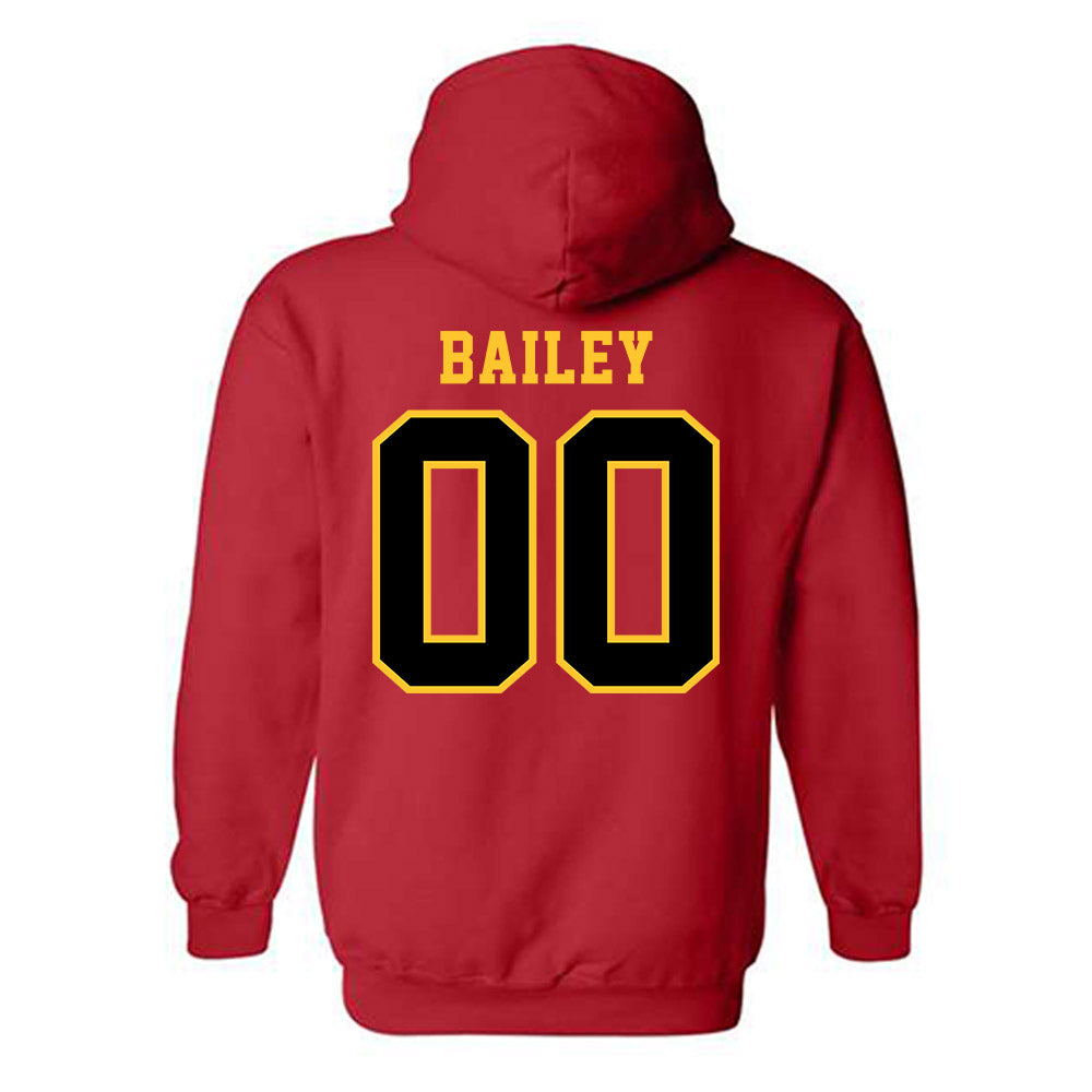 Ferris State - NCAA Football : Colby Bailey - Replica Shersey Hooded Sweatshirt-1
