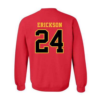 Ferris State - NCAA Women's Basketball : Claire Erickson - Replica Shersey Crewneck Sweatshirt-1