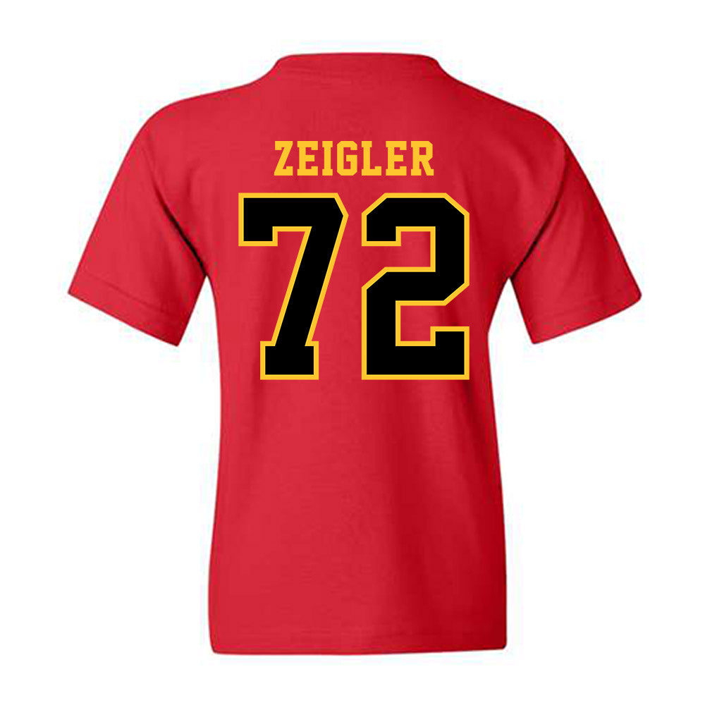 Ferris State - NCAA Football : Jaden Zeigler - Replica Shersey Youth T-Shirt-1