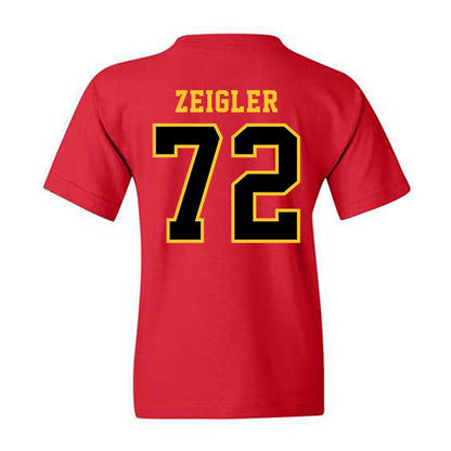 Ferris State - NCAA Football : Jaden Zeigler - Replica Shersey Youth T-Shirt-1