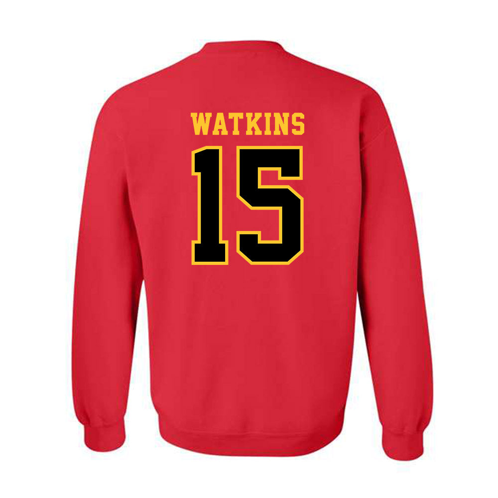 Ferris State - NCAA Football : Jerlaius Watkins - Replica Shersey Crewneck Sweatshirt-1