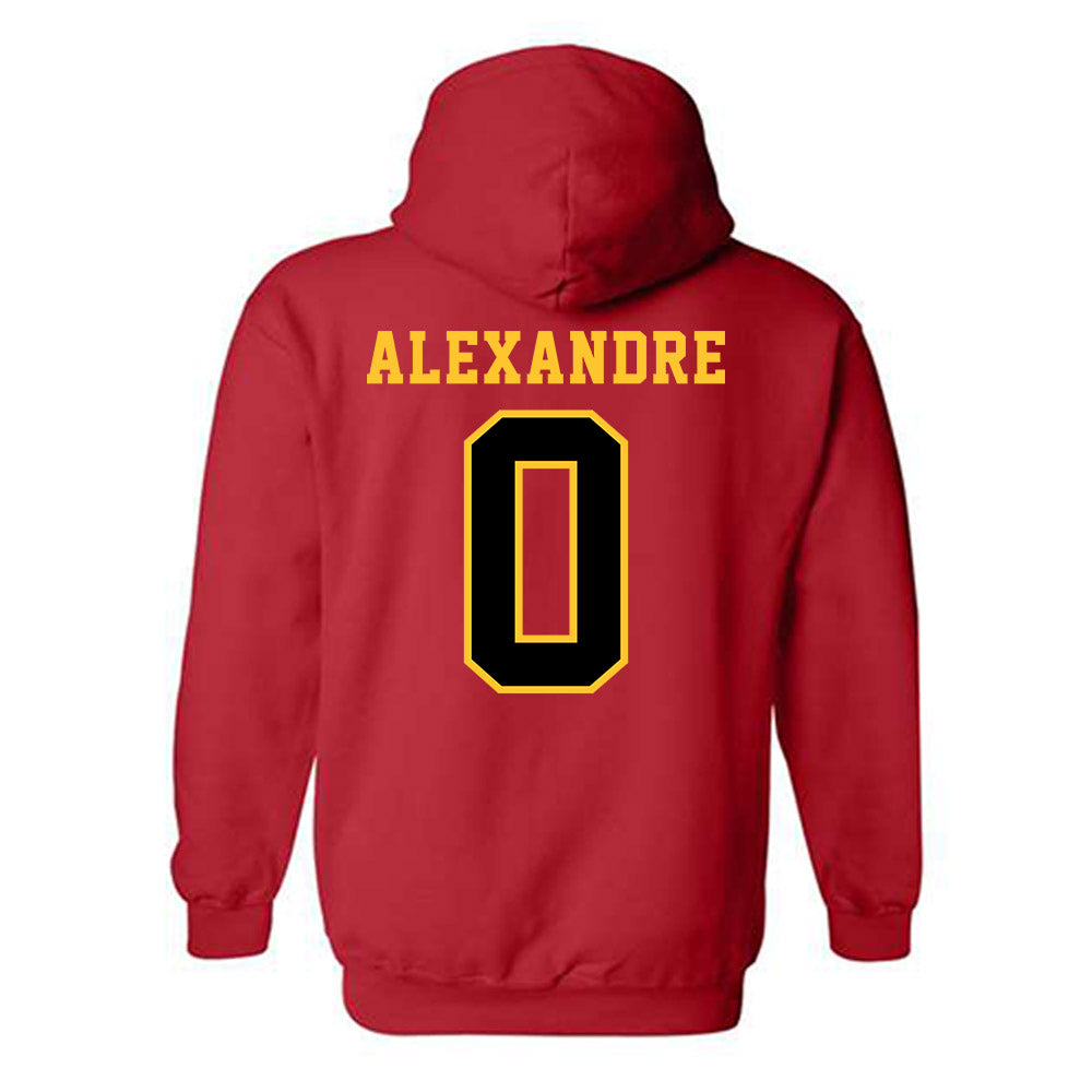 Ferris State - NCAA Football : Jacarvis Alexandre - Replica Shersey Hooded Sweatshirt-1