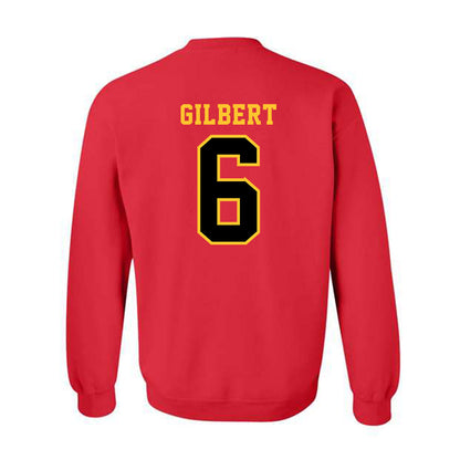 Ferris State - NCAA Football : James Gilbert - Replica Shersey Crewneck Sweatshirt-1