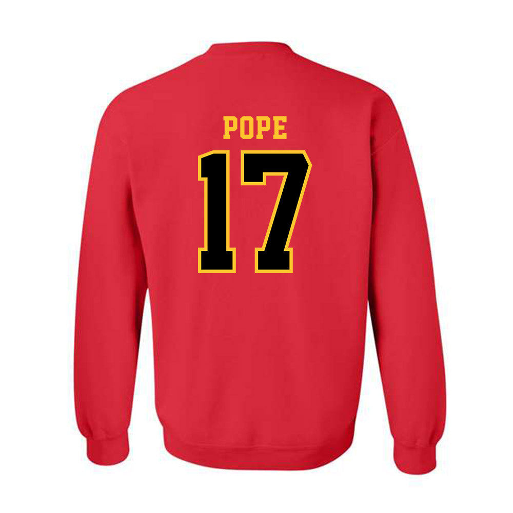 Ferris State - NCAA Football : Quentin Pope - Replica Shersey Crewneck Sweatshirt-1
