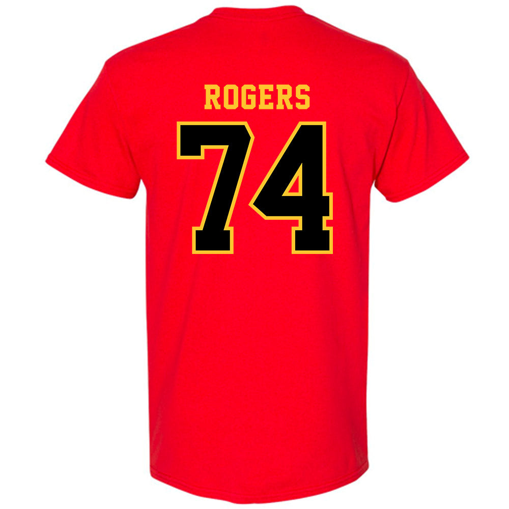 Ferris State - NCAA Football : Rashawn Rogers - Replica Shersey T-Shirt-1