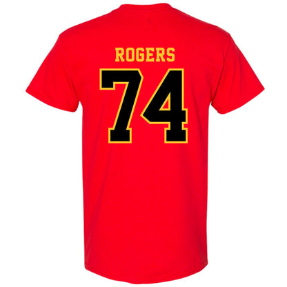 Ferris State - NCAA Football : Rashawn Rogers - Replica Shersey T-Shirt-1