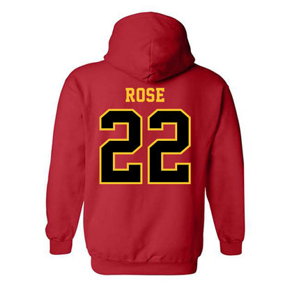 Ferris State - NCAA Football : Brady Rose - Replica Shersey Hooded Sweatshirt-1
