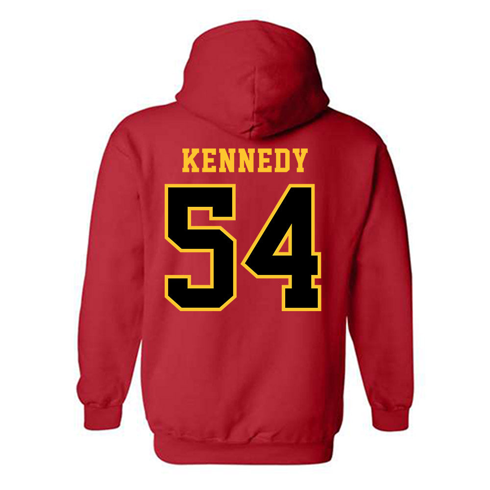 Ferris State - NCAA Football : Jshawn Kennedy - Replica Shersey Hooded Sweatshirt-1
