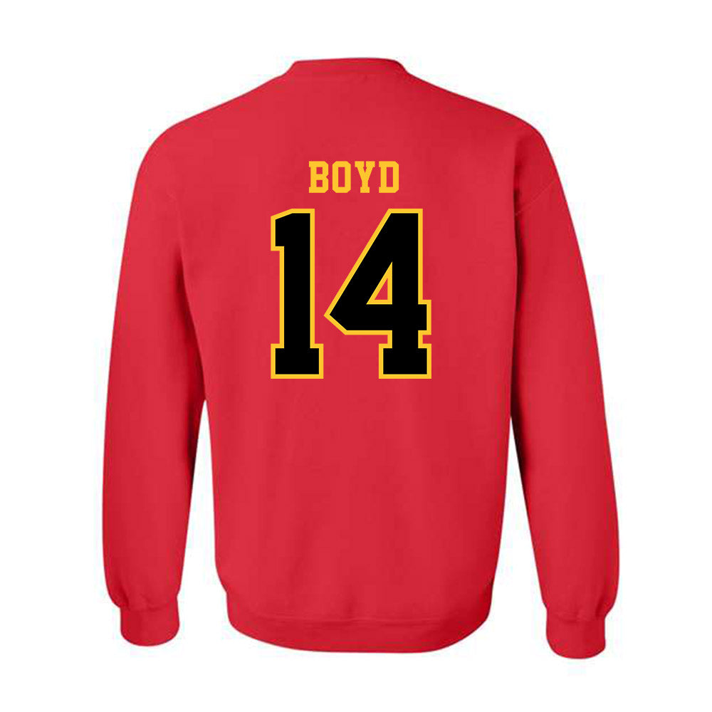 Ferris State - NCAA Football : Sincer Boyd - Replica Shersey Crewneck Sweatshirt-1
