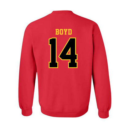 Ferris State - NCAA Football : Sincer Boyd - Replica Shersey Crewneck Sweatshirt-1