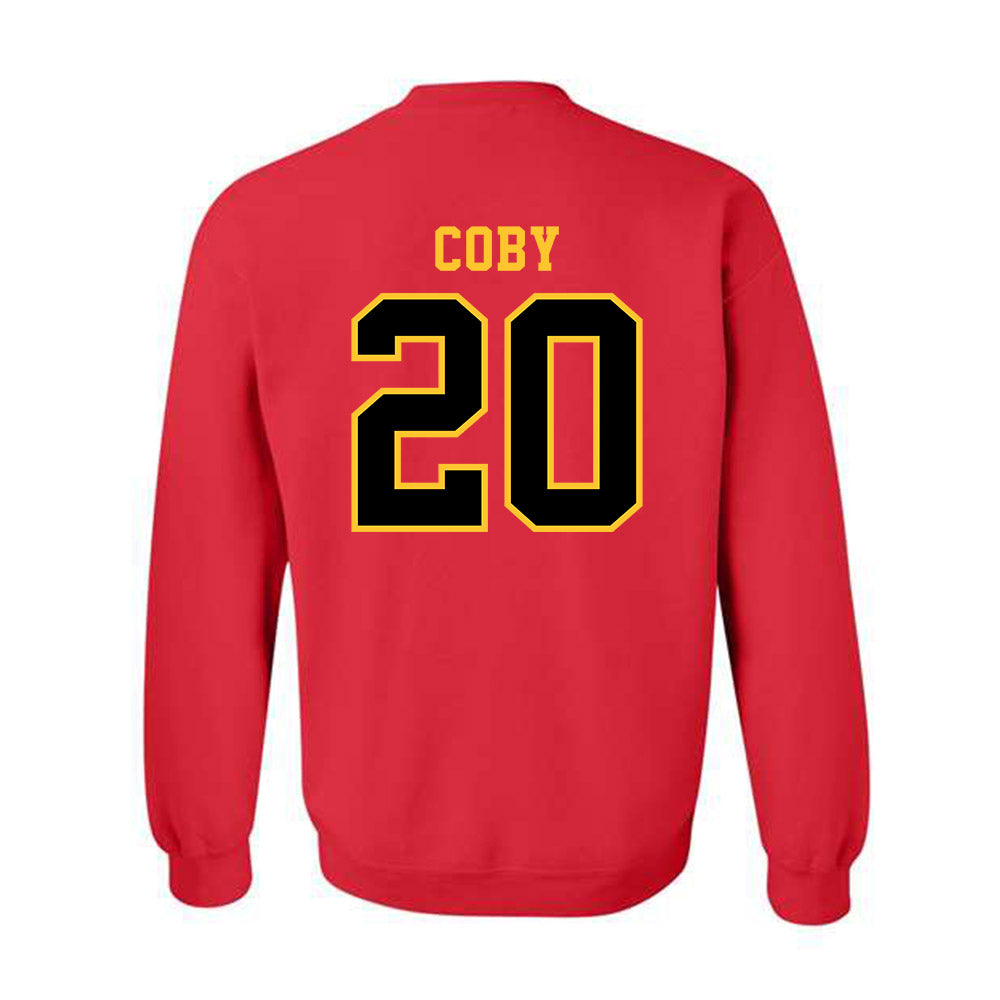 Ferris State - NCAA Football : James Coby - Replica Shersey Crewneck Sweatshirt-1