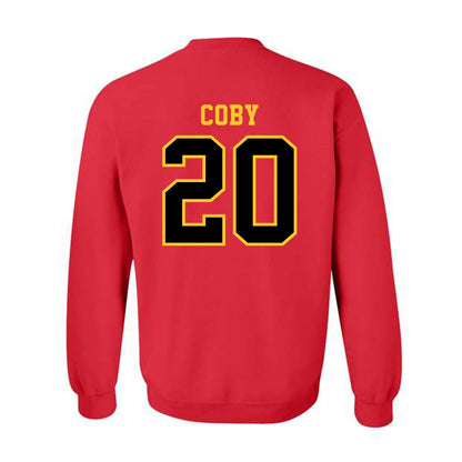 Ferris State - NCAA Football : James Coby - Replica Shersey Crewneck Sweatshirt-1