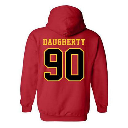 Ferris State - NCAA Football : Royce Daugherty - Replica Shersey Hooded Sweatshirt-1
