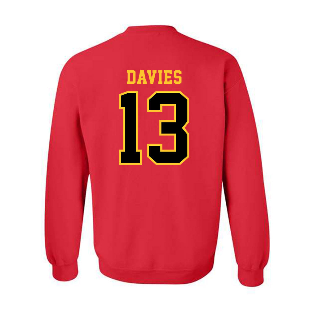 Ferris State - NCAA Women's Volleyball : Hope Davies - Replica Shersey Crewneck Sweatshirt-1