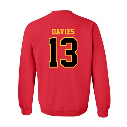 Ferris State - NCAA Women's Volleyball : Hope Davies - Replica Shersey Crewneck Sweatshirt-1