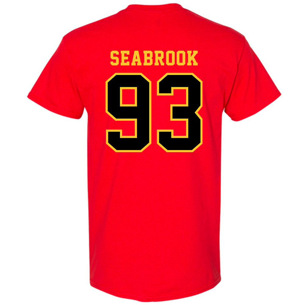 Ferris State - NCAA Football : Erick Seabrook - Replica Shersey T-Shirt-1