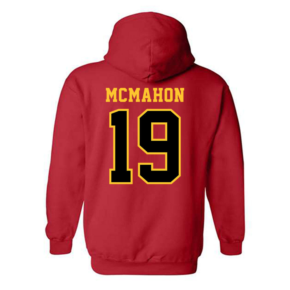 Ferris State - NCAA Women's Soccer : Allison McMahon - Replica Shersey Hooded Sweatshirt-1