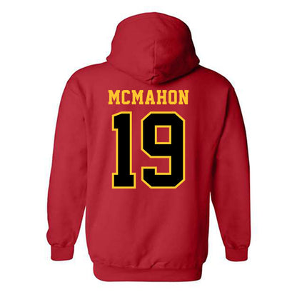 Ferris State - NCAA Women's Soccer : Allison McMahon - Replica Shersey Hooded Sweatshirt-1
