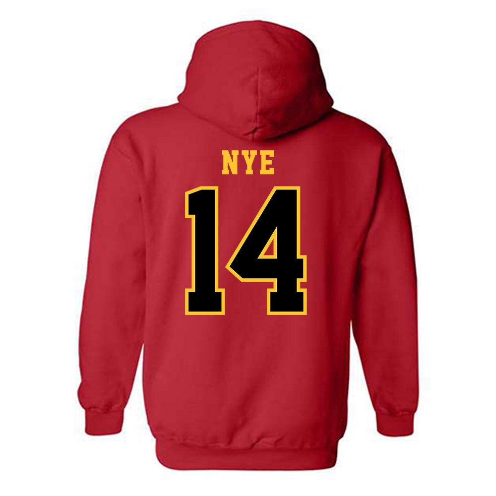 Ferris State - NCAA Football : Cooper Nye - Replica Shersey Hooded Sweatshirt-1