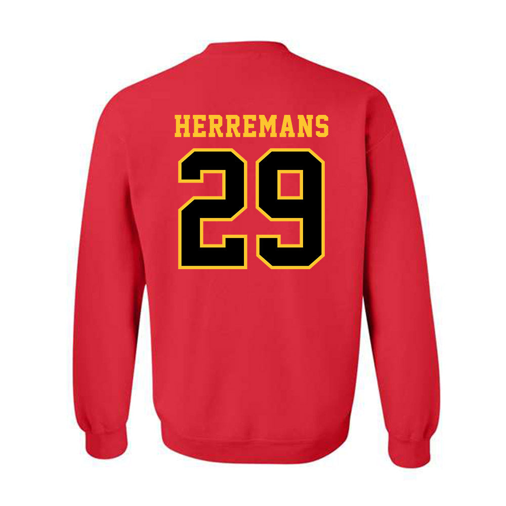 Ferris State - NCAA Softball : Emma Herremans - Replica Shersey Crewneck Sweatshirt-1