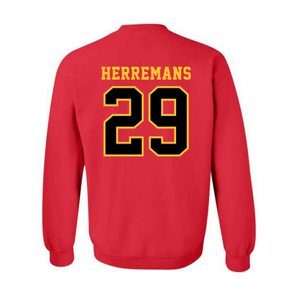 Ferris State - NCAA Softball : Emma Herremans - Replica Shersey Crewneck Sweatshirt-1