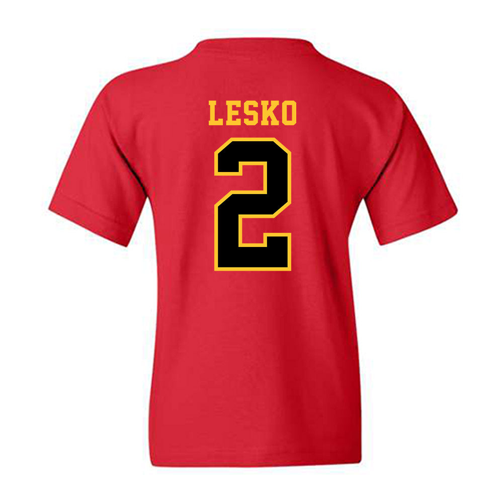 Ferris State - NCAA Football : Derek Lesko - Replica Shersey Youth T-Shirt-1