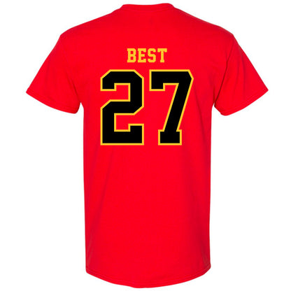 Ferris State - NCAA Men's Ice Hockey : Gavin Best - Replica Shersey T-Shirt-1