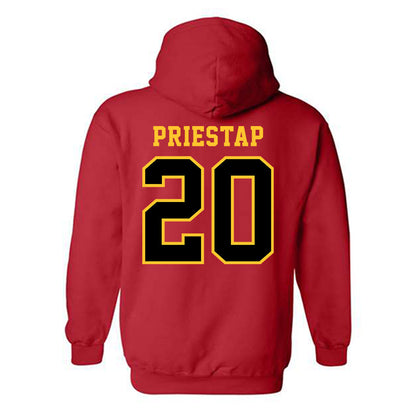 Ferris State - STUNT : Julia Priestap - Replica Shersey Hooded Sweatshirt-1