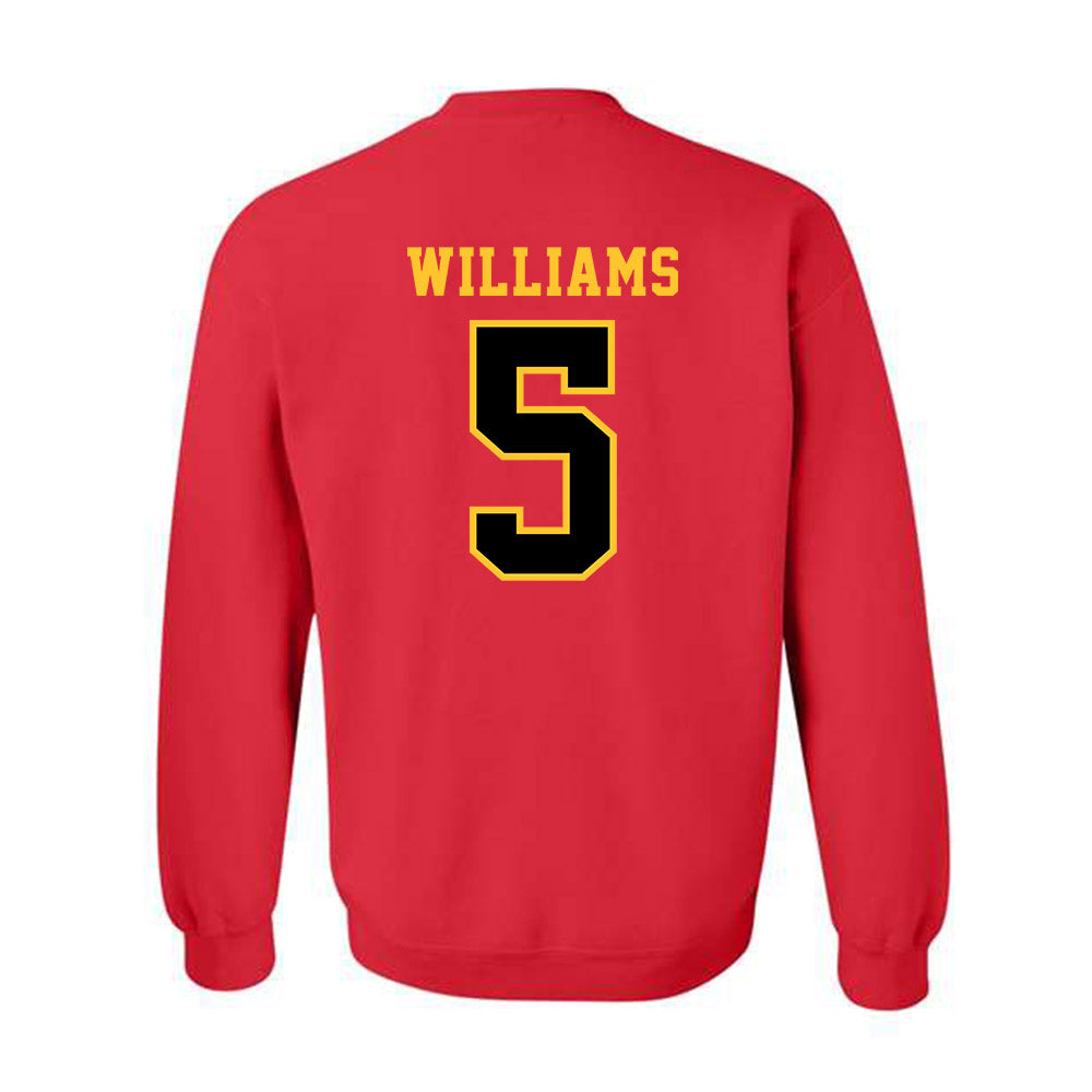 Ferris State - NCAA Football : Jason Williams - Replica Shersey Crewneck Sweatshirt-1