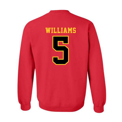 Ferris State - NCAA Football : Jason Williams - Replica Shersey Crewneck Sweatshirt-1