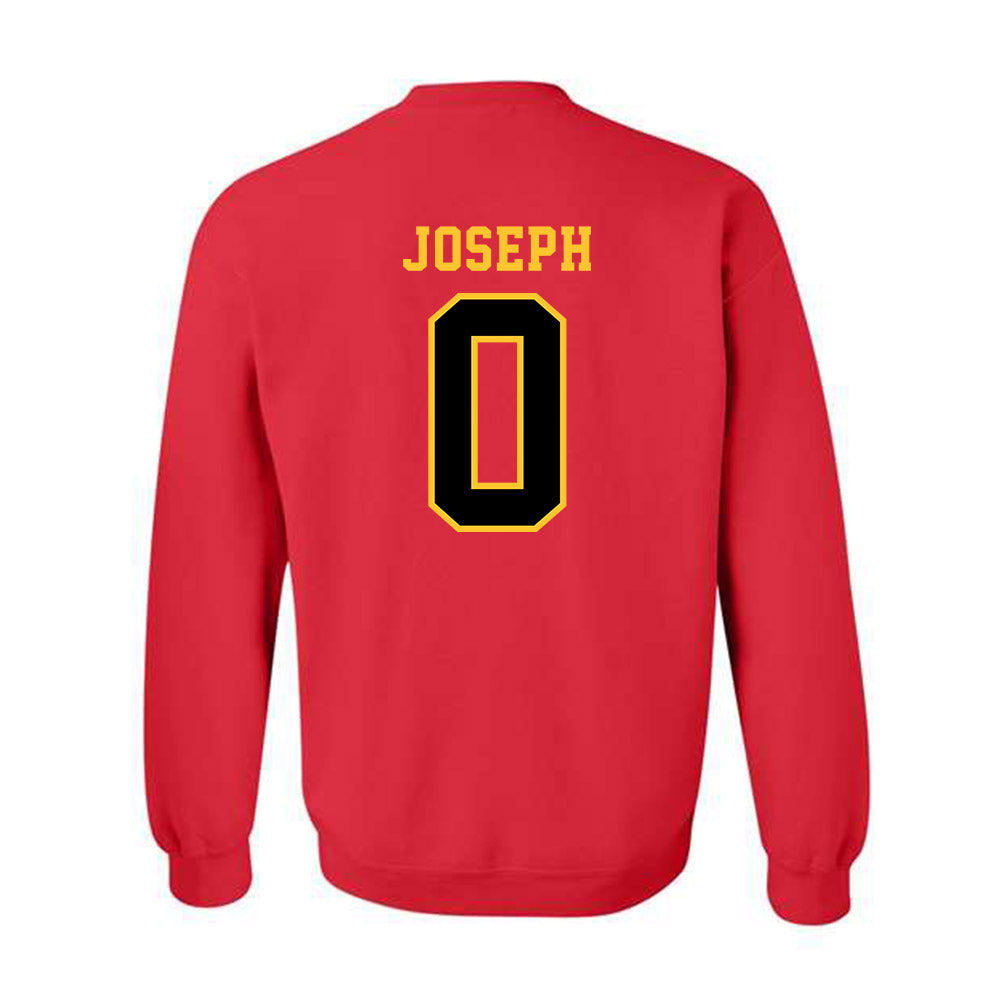 Ferris State - NCAA Football : tez joseph - Replica Shersey Crewneck Sweatshirt-1