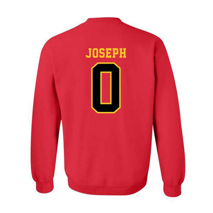 Ferris State - NCAA Football : tez joseph - Replica Shersey Crewneck Sweatshirt-1