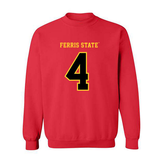 Ferris State - NCAA Football : Tyrin Randle - Replica Shersey Crewneck Sweatshirt-0