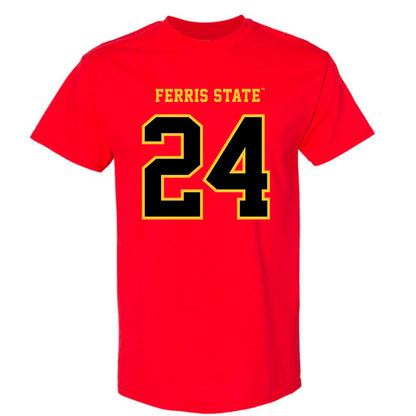 Ferris State - NCAA Softball : Braleigh Miller - Replica Shersey T-Shirt-0