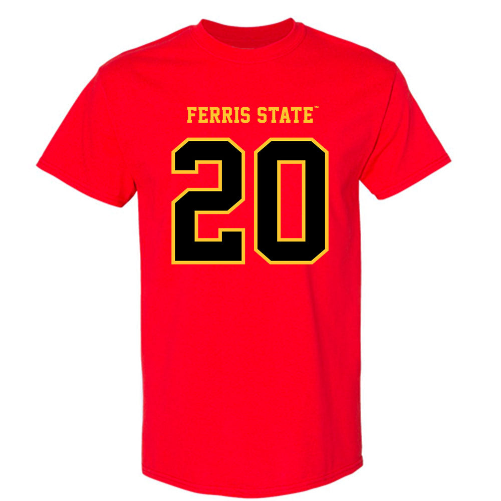 Ferris State - NCAA Football : James Coby - Replica Shersey T-Shirt-0