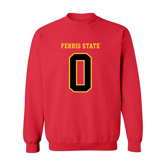 Ferris State - NCAA Football : Jaylon Ammons - Replica Shersey Crewneck Sweatshirt-0