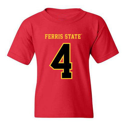 Ferris State - NCAA Softball : Paige Antcliff - Replica Shersey Youth T-Shirt-0