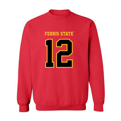Ferris State - NCAA Football : Carson Gulker - Replica Shersey Crewneck Sweatshirt-0