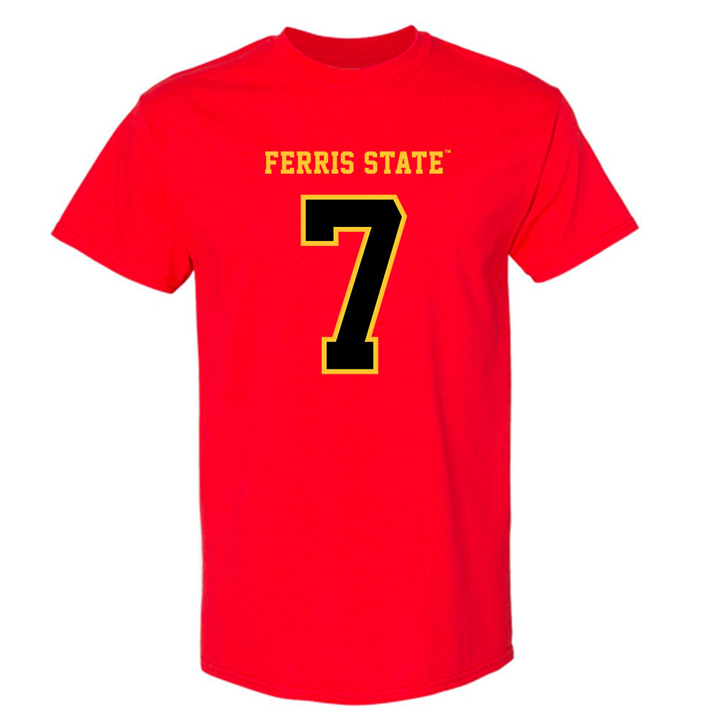 Ferris State - NCAA Football : Marcel Jones - Replica Shersey T-Shirt-0
