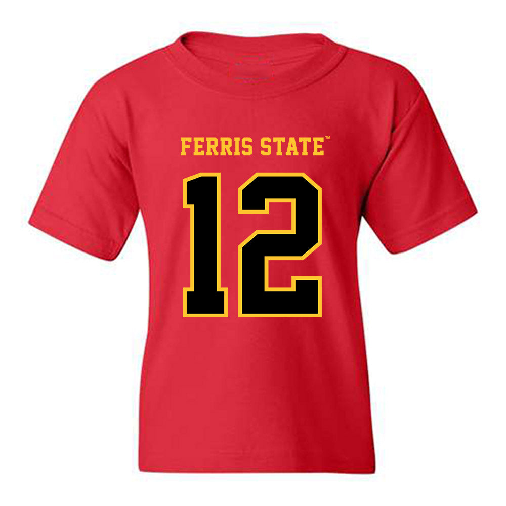 Ferris State - NCAA Football : Michael Edwards - Replica Shersey Youth T-Shirt-0